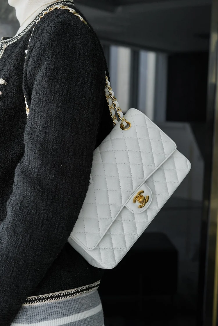 CC CF25 Classic flap bag Caviar leather - Image 9