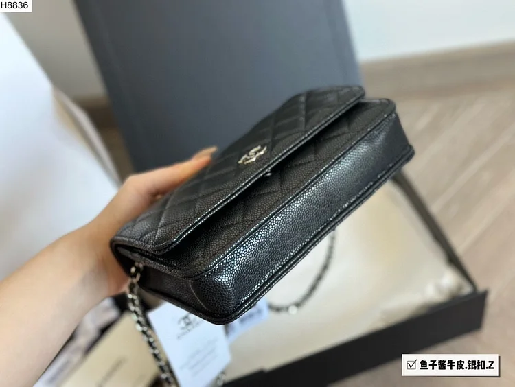 CC new arrival woc caviar leather bag size:19 * 12cm - Image 12