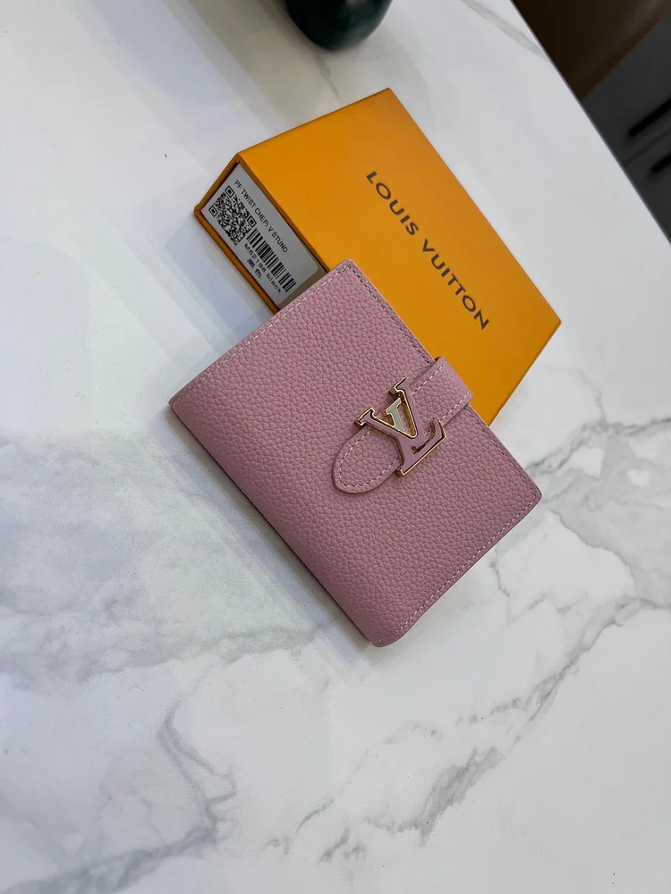 Louis Vertical CP Taurillon leather wallet size : 9*12*10 cm - Image 3