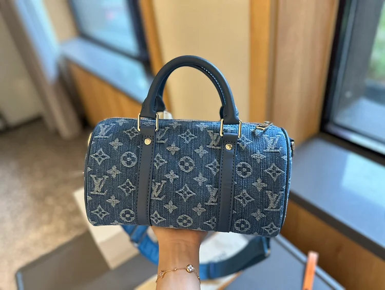 Louis Lvkeepall new arrival denim bag size: 25 * 12 cm - Image 9