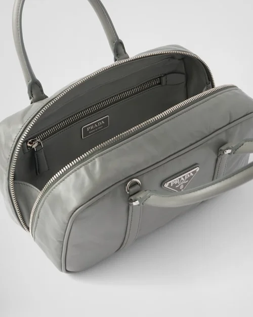 PP Small antique nappa leather top handle bag ?C Slate Gray - Image 3