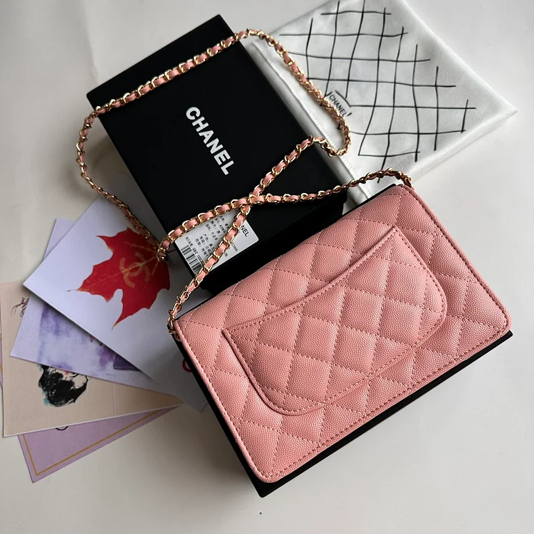 CC new arrival 2024 Woc bag caviar leather size: 19 cm - Image 4