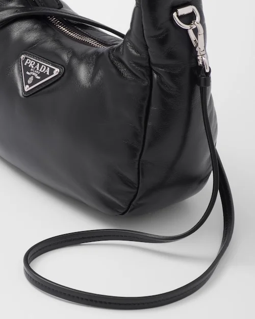 PP Soft padded nappa leather mini-bag ?C Black - Image 2