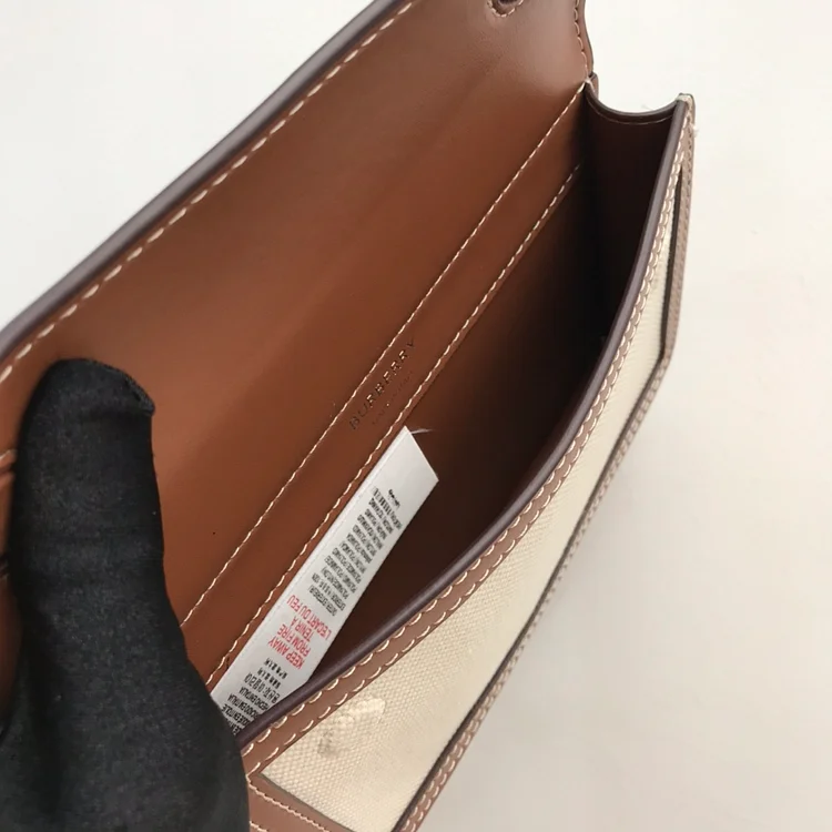 bb Mini Horseferry Print Title Bag With Pocket Detail Malt Brown For Women, Women??s Bags 7.5in/19cm 80146111 - Image 8