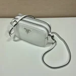 Pra Bag With Shoulder Strap White For Women, Women??s Bags 8.6in/22cm 1BH082_2DKV_F0009_V_3OM