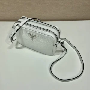 Pra Bag With Shoulder Strap White For Women, Women??s Bags 8.6in/22cm 1BH082_2DKV_F0009_V_3OM