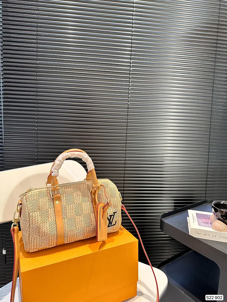Louis new arrival Keepall 25 Natural Palm - Image 9