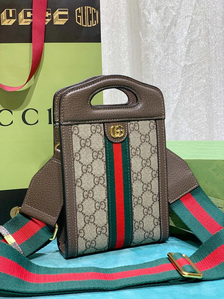 GC444 Ophidia top handle mini bag / 5.5??W x 9??H x 1.8??D - Image 7