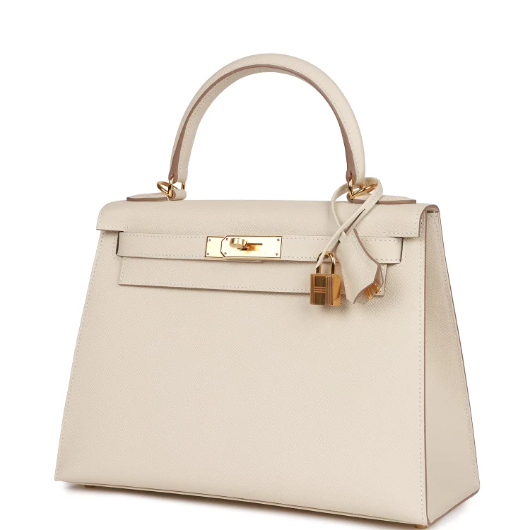 H Craie Epsom Sellier Kelly 28cm Gold Hardware - Image 4