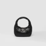 PP Soft padded nappa leather mini-bag ?C Black