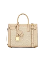 Y Sac De Jour Nano in Canvas in Beige and Sea Salt