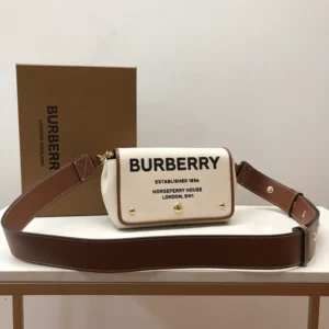 bb Horseferry Print Cotton Canvas Small Crossbody Bag For Women, Women??s Bags 7.1in/18cm 80518441