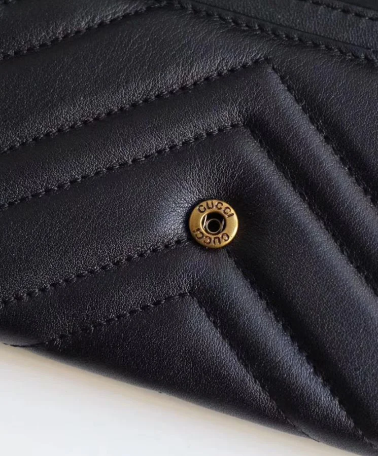 GG GG Marmont continental wallet 443436 - Image 6