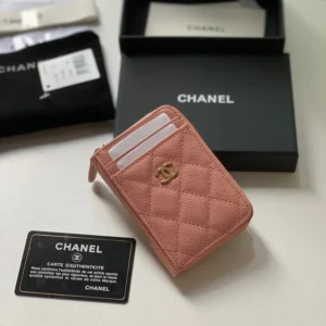 cc Zipped Coin Purse Pink Bag For Women 10.9cm/4.3in AP1650 Y33352 NI687