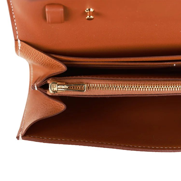H Constance Wallet To Go Gold Epsom Gold Hardware - Image 8
