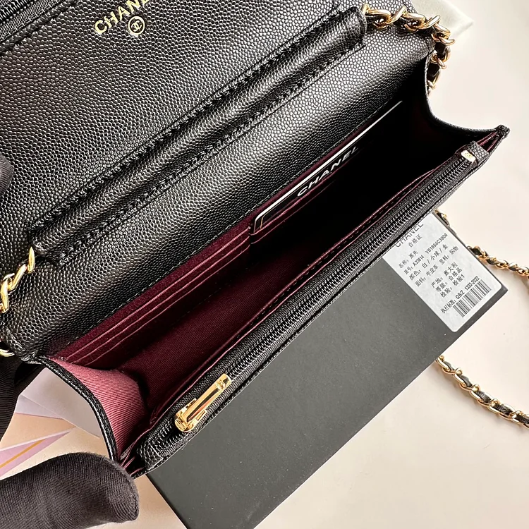 CC new arrival 2024 Woc bag caviar leather size: 19 cm - Image 15