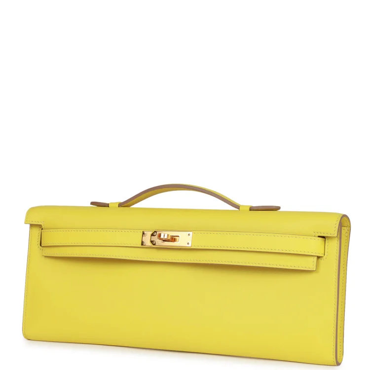 H Kelly Cut Lime Swift Gold Hardware - Image 2