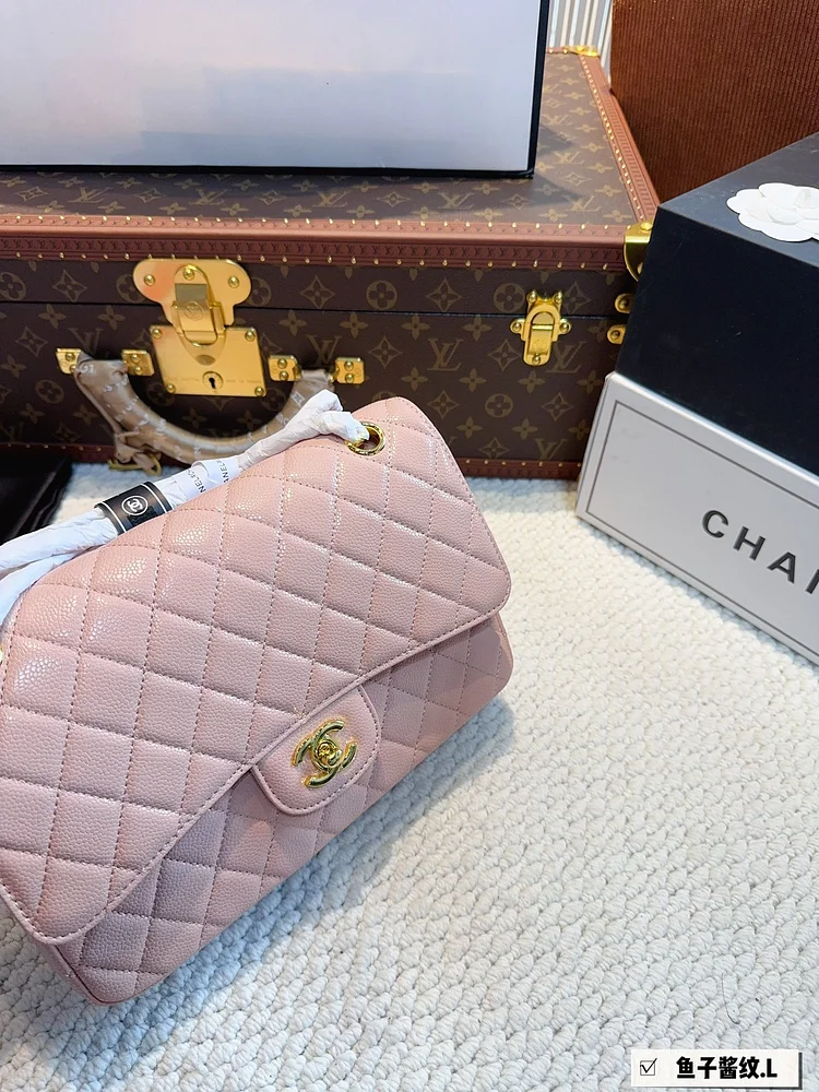 CC new arrival cf bag caviar leather size; 26*6*17cm - Image 8
