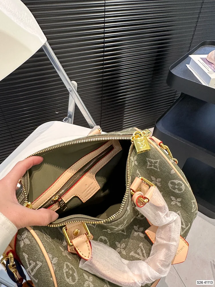 Louis new arrival speedy 25 denim bag size: 25 * 19 cm - Image 10