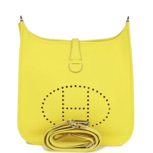 H Evelyne III PM Lime Clemence Palladium Hardware