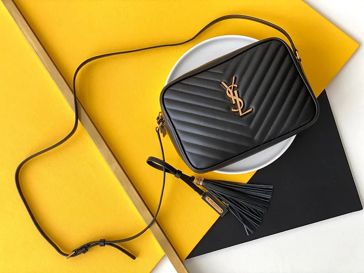 Y Lou Camera Bag In Quilted Leather - Image 9