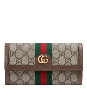 GG Ophidia GG continental wallet 523153 Dark Coffee