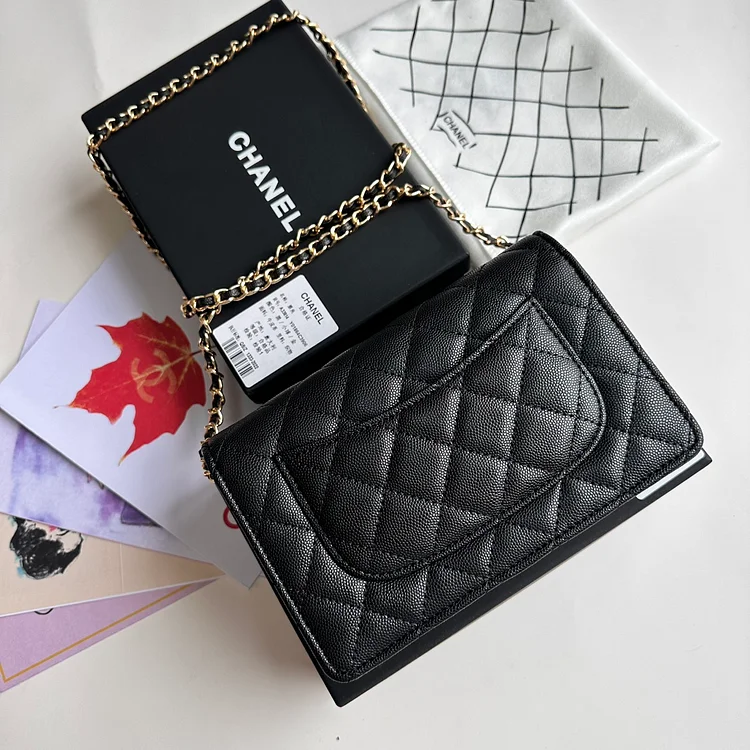 CC new arrival 2024 Woc bag caviar leather size: 19 cm - Image 8