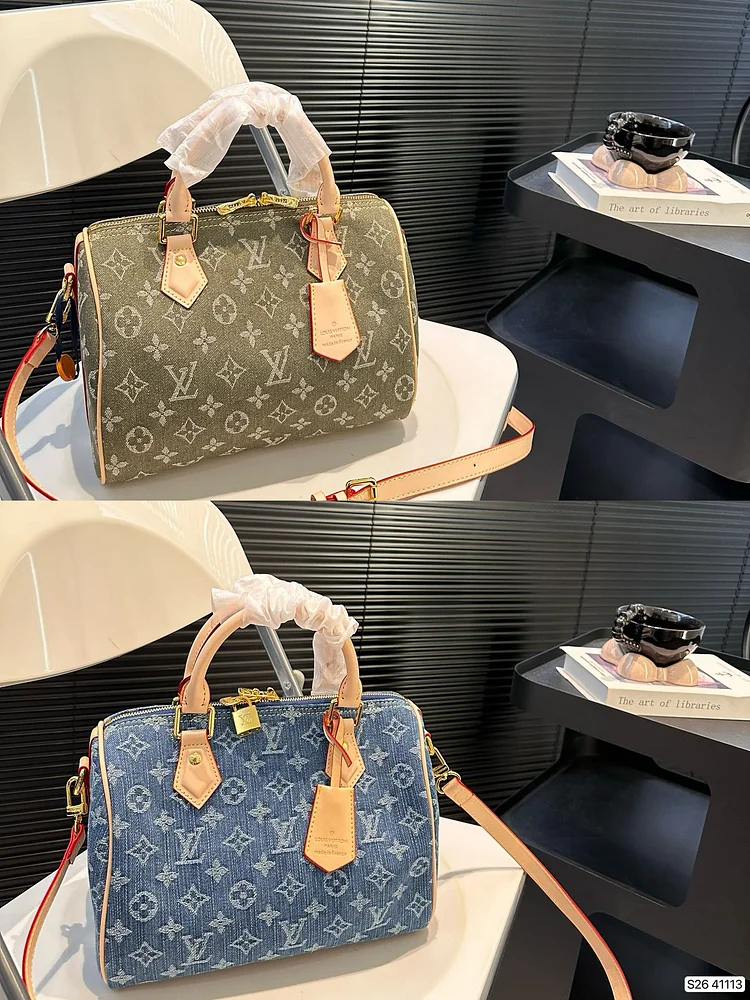 Louis new arrival speedy 25 denim bag size: 25 * 19 cm - Image 3