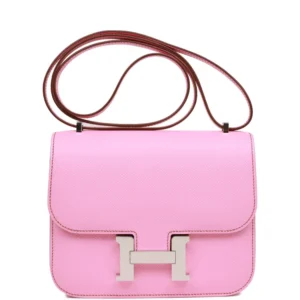 H Constance 18 Bubblegum Epsom Palladium Hardware