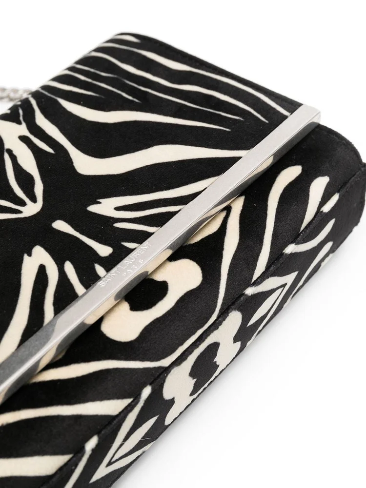 Y Small Crossbody in Zebra Print - Image 4