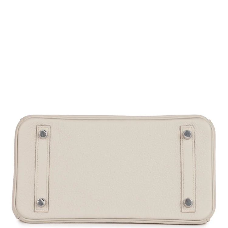 H Birkin 25 Beton Togo Palladium Hardware - Image 5