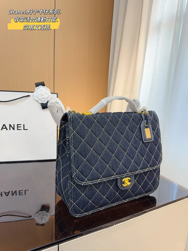CC new arrival denim bag size:31*10*26cm - Image 3