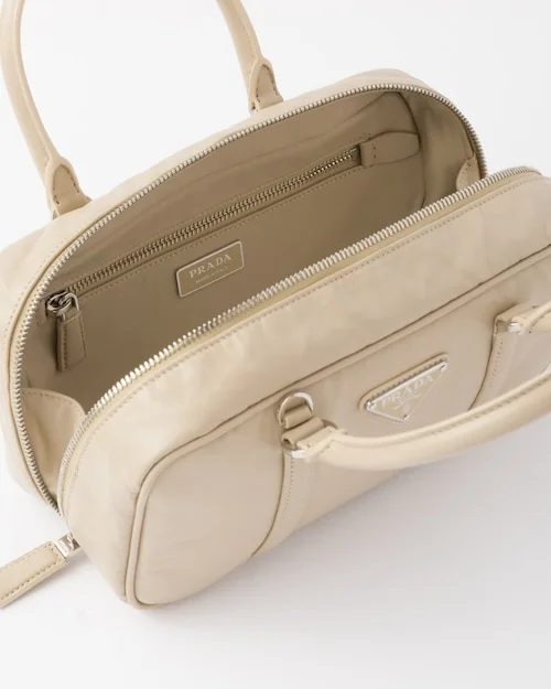 PP Small antique nappa leather top handle bag ?C Desert Beige - Image 2