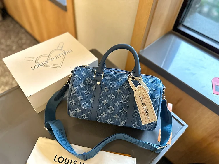 Louis Lvkeepall new arrival denim bag size: 25 * 12 cm - Image 4