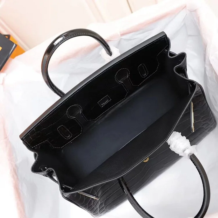 H Birkin 25, 30, 35 Electric Shiny Niloticus Crocodile gold Hardware - Image 19
