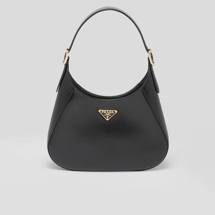 PP Leather shoulder bag ?C Black