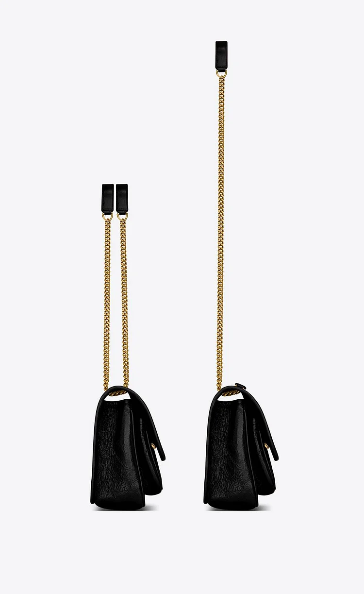 Y Niki Medium Chain Bag in Crinkled Vintage Leather - Image 3