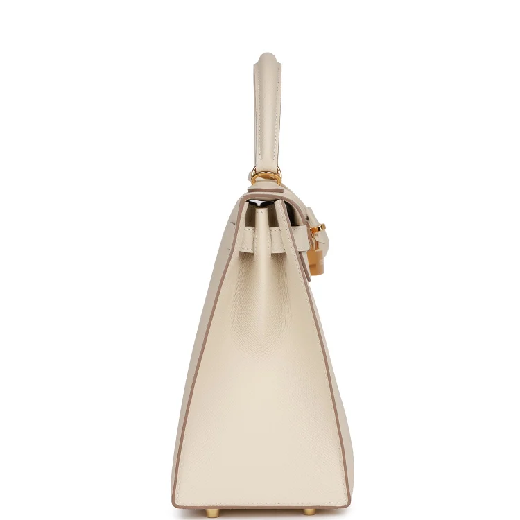 H Craie Epsom Sellier Kelly 28cm Gold Hardware - Image 2