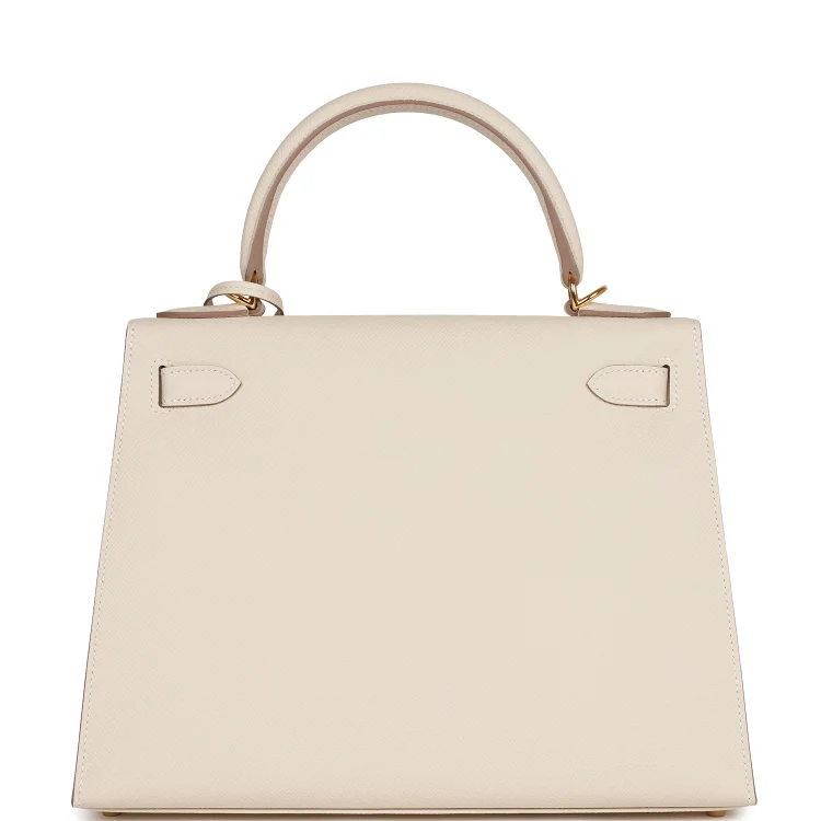 H Craie Epsom Sellier Kelly 28cm Gold Hardware - Image 3