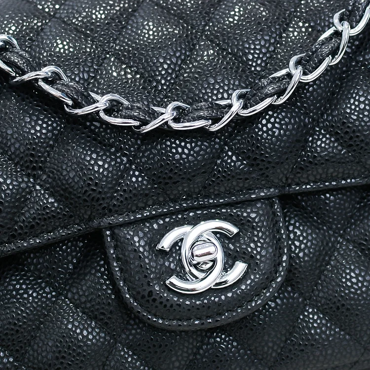 CC CF2.55 caviar leather bag 8 COLORS size: 25.5*16*6.5cm - Image 40