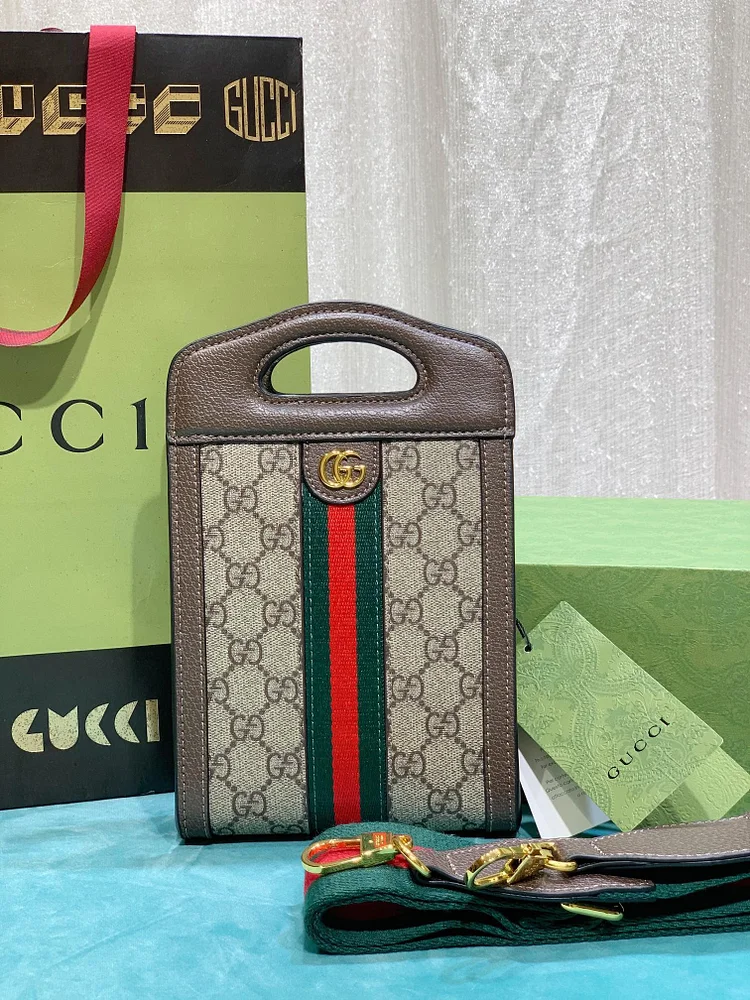 GC444 Ophidia top handle mini bag / 5.5??W x 9??H x 1.8??D
