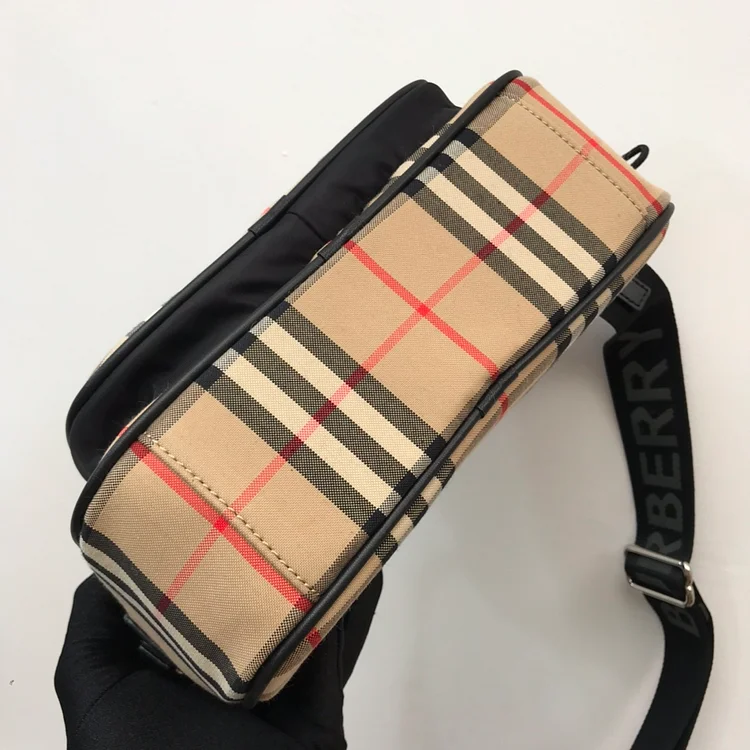 bb Vintage Check And Crossbody Bag For Men, Men??s Bags 8.6in/22cm - Image 5