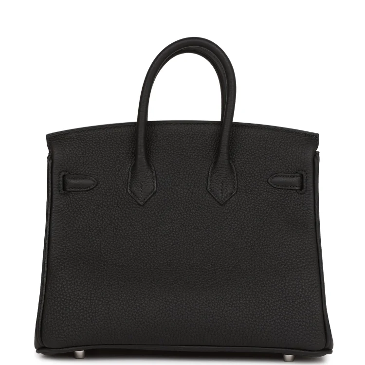 H Birkin 25 Black Togo Palladium Hardware - Image 3