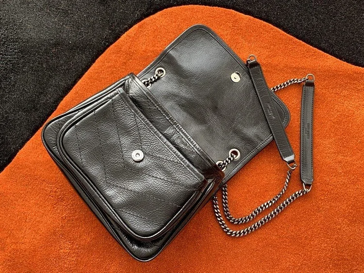 Y Niki Medium Vintage Leather Bag - Image 5