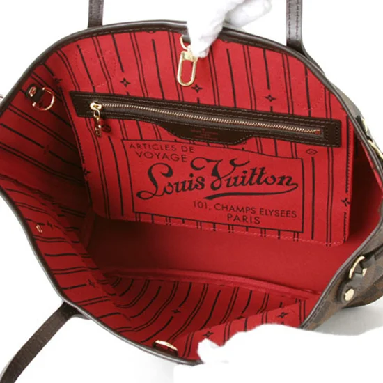 L N51109 Neverfull PM Shoulder Bag Damier Ebene Canvas - Image 2