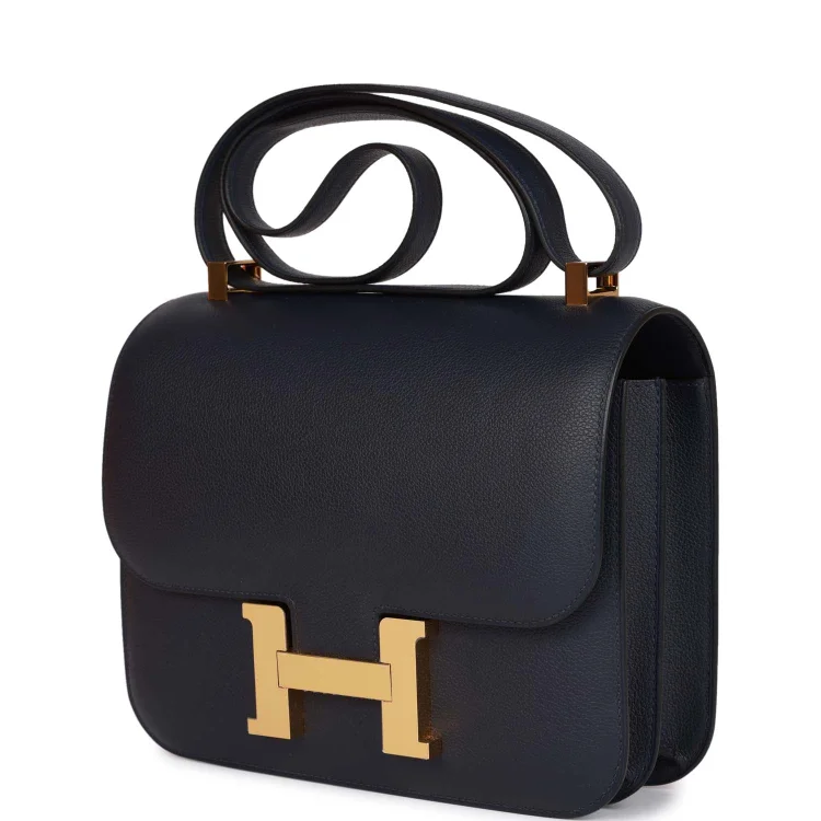 H Constance 24 Bleu Nuit Evercolor Gold Hardware - Image 2