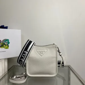 Pra Mini Shoulder Bag White For Women, Women??s Bags 7.9in/20cm