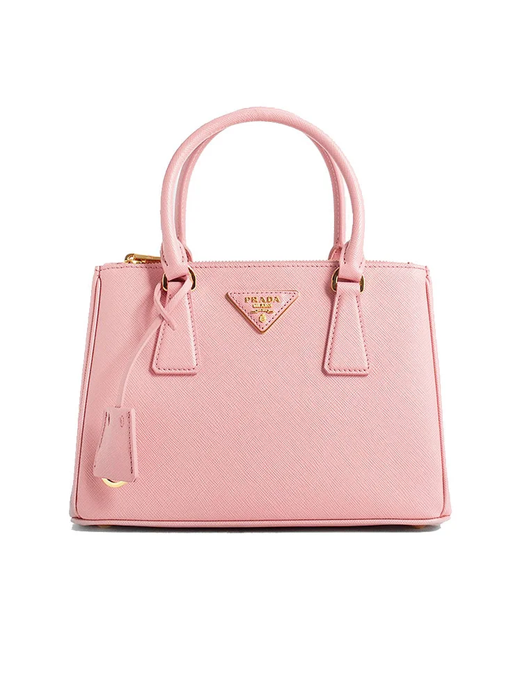 PP Galleria Saffiano Leather Small Bag in Petal Pink