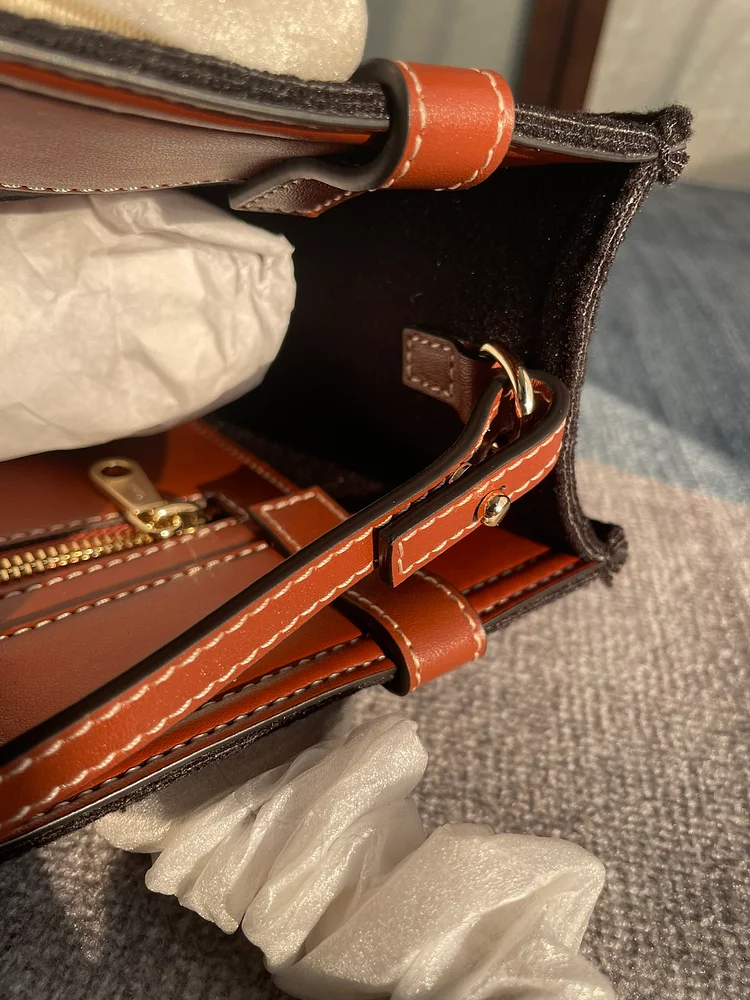 CH winter new styles Woody tote bag brown - Image 2