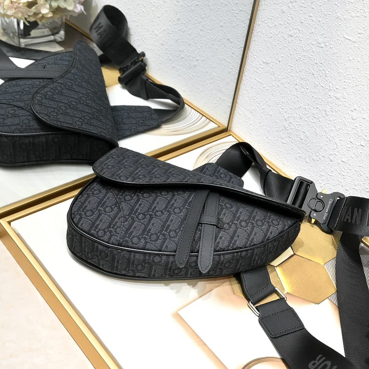 D homme2023 Pre-Fall saddle bag size : 20x28.6x5cm - Image 2